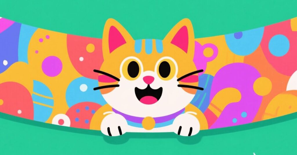 cat coloring pages banner 2