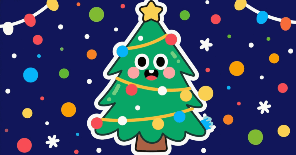 christmas tree coloring pages banner 2