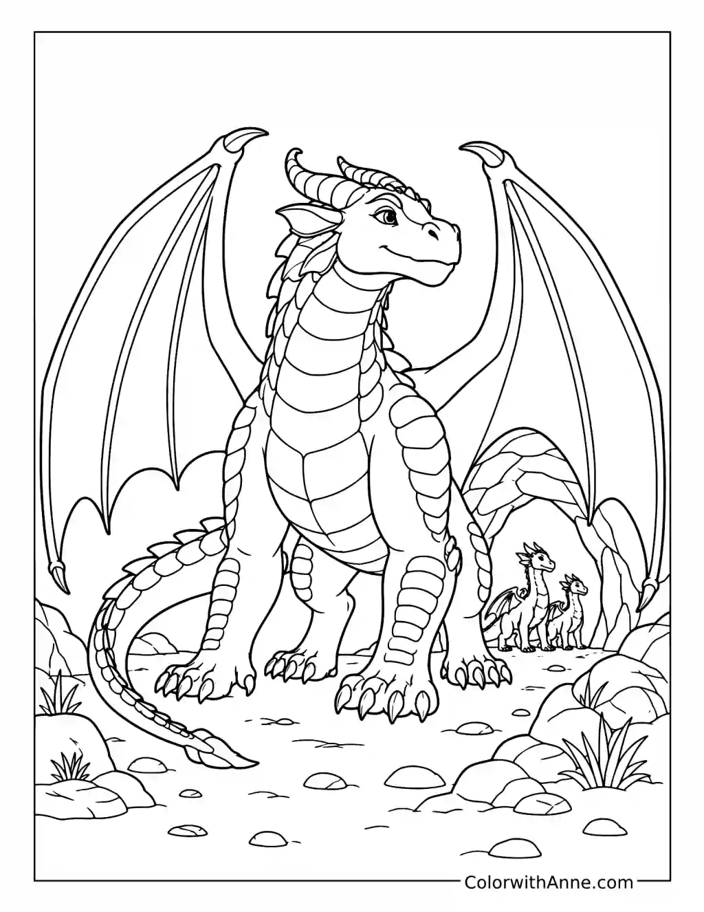 Clay Protects His Friends coloring page