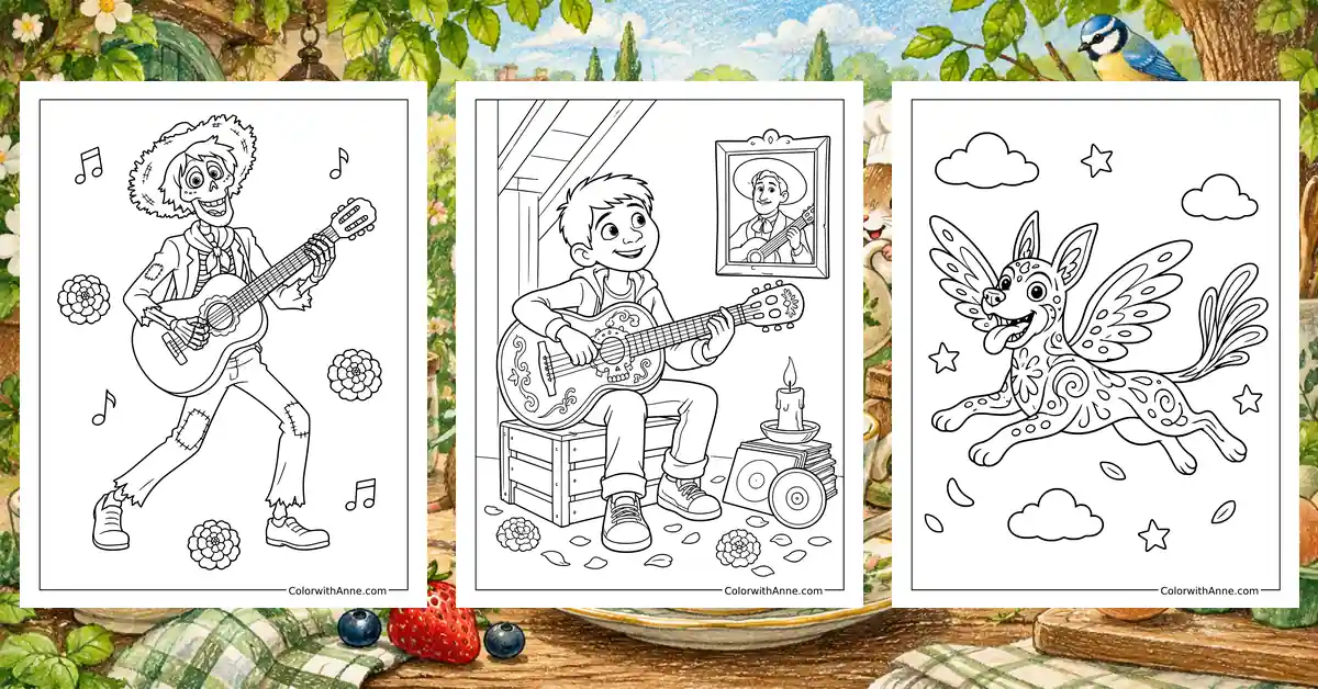 Coco Coloring Pages banner