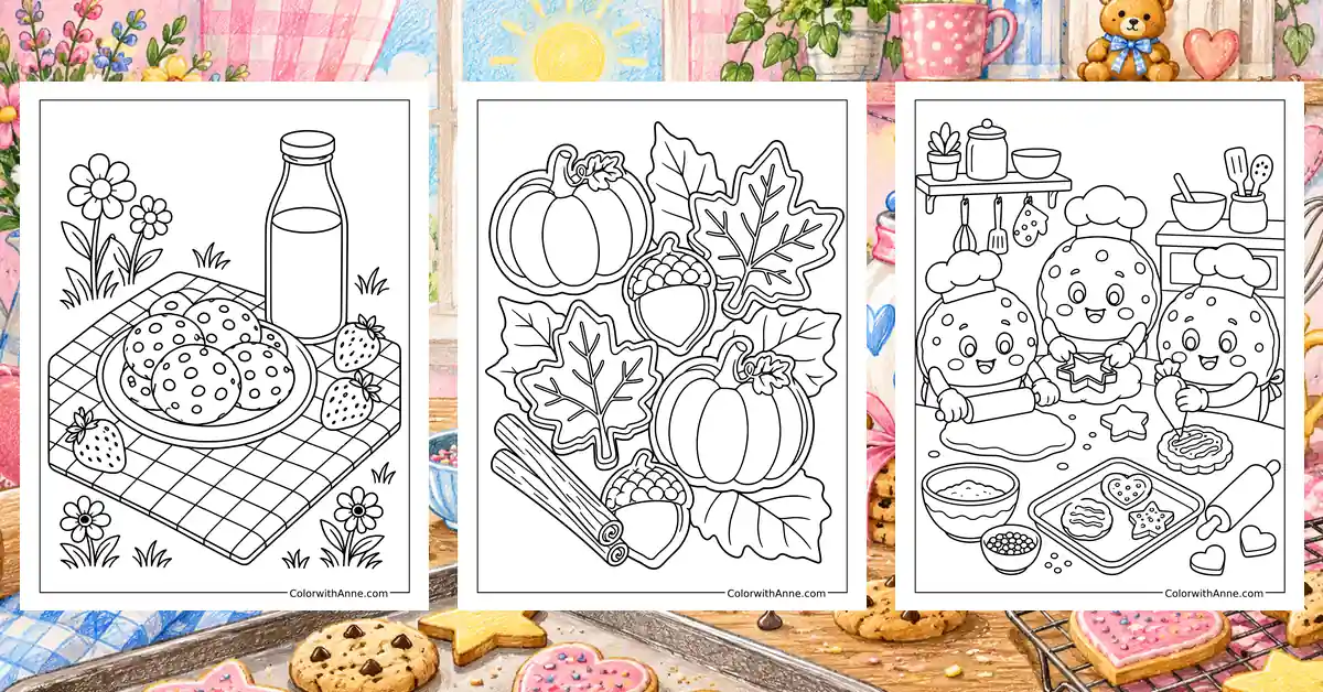 Cookie Coloring Pages banner