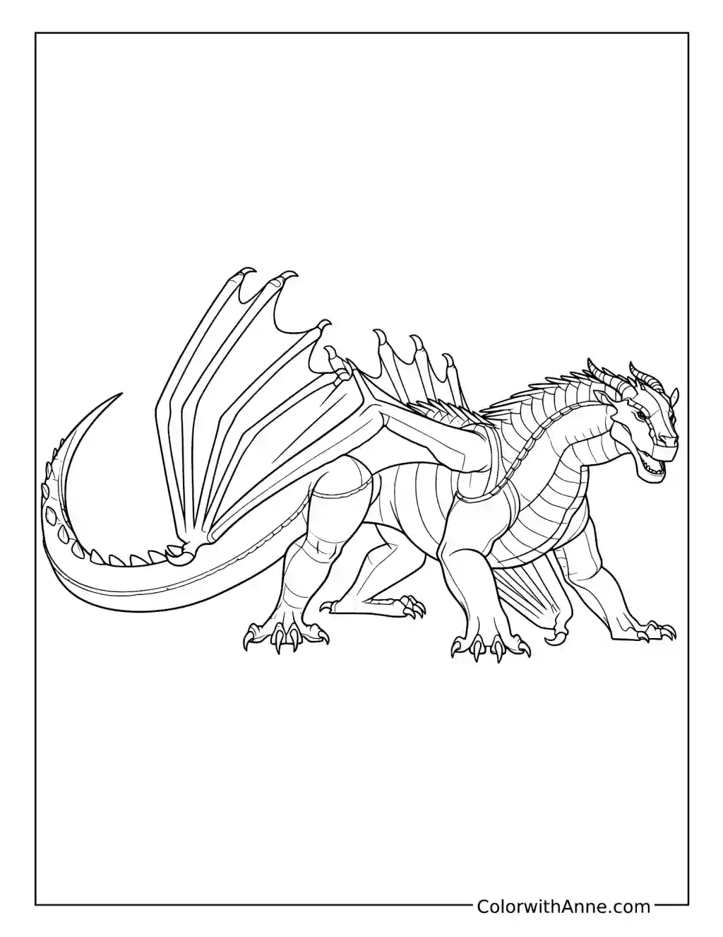Darkstalker and Clearsight Standing Together coloring page