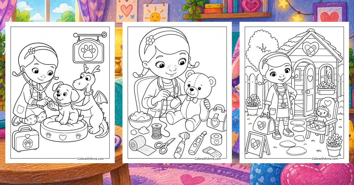 Doc McStuffins Coloring Pages banner
