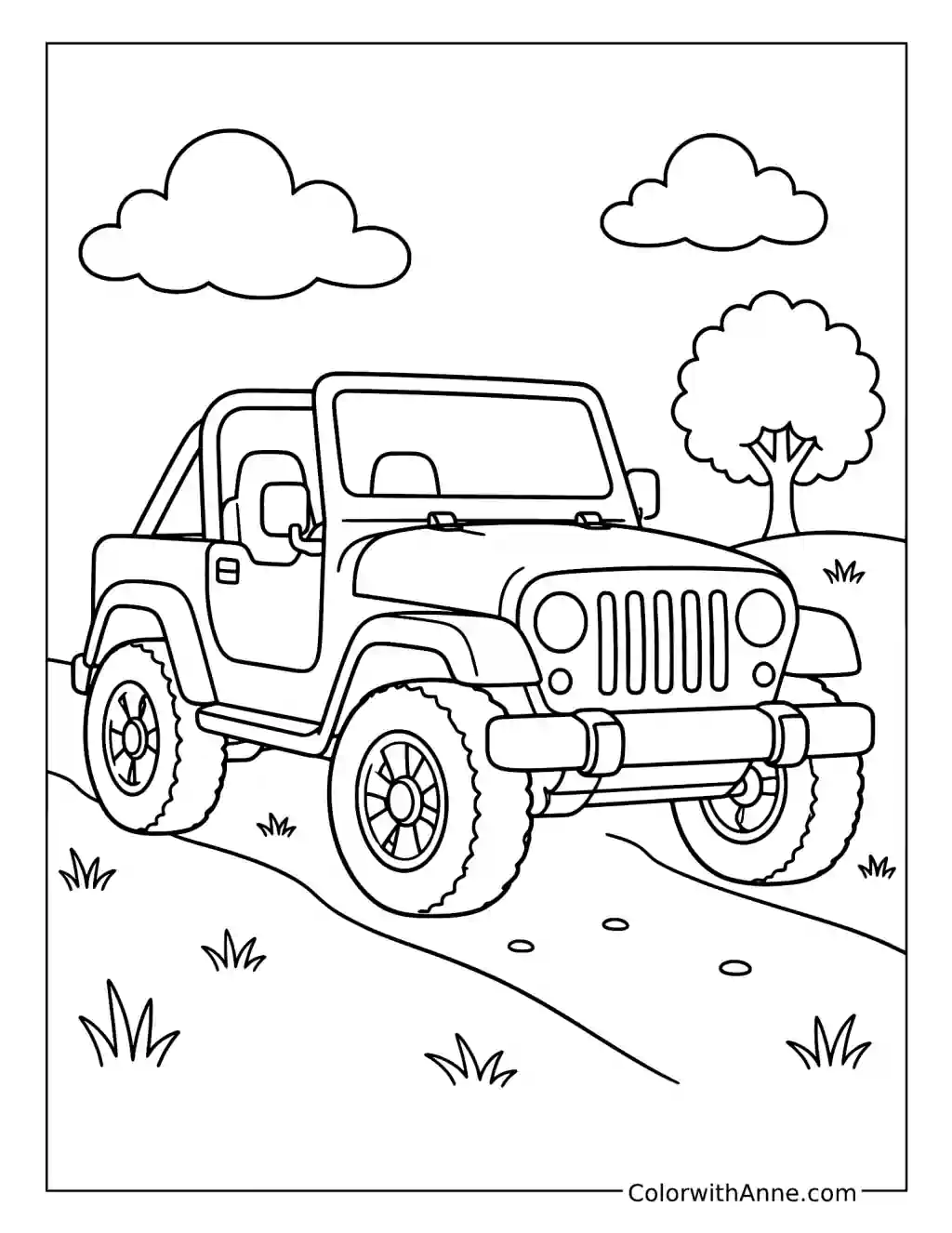 20 Jeep Coloring Pages (Free PDF Printables)