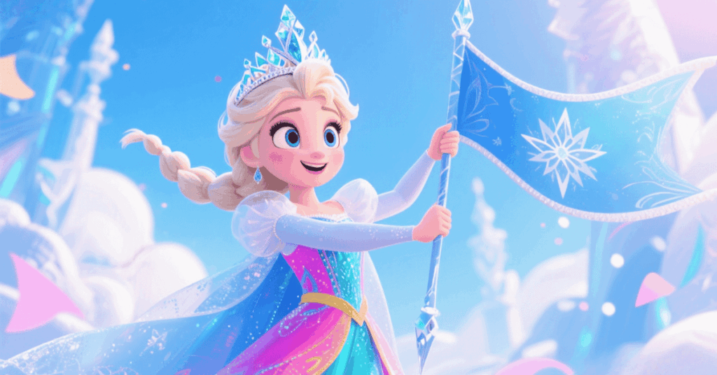 elsa coloring pages banner 2