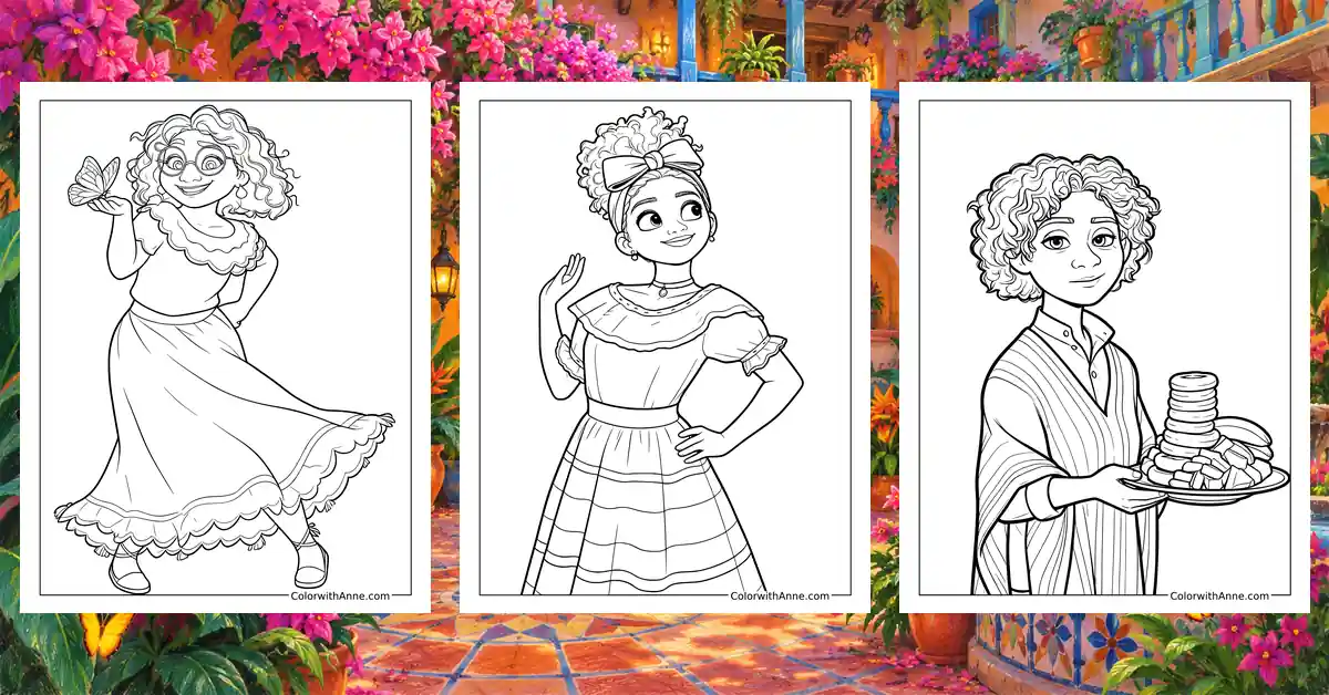 Encanto Coloring Pages banner