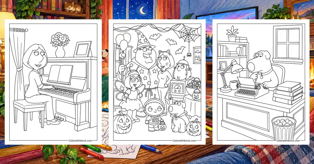 Family Guy Coloring Pages banner