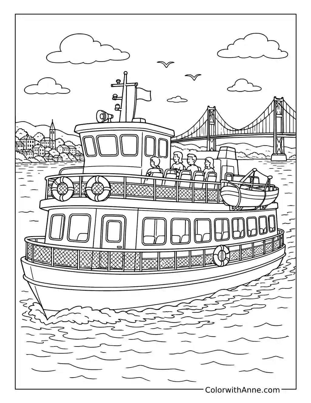 18 Boat Coloring Pages (Free PDF Printables)