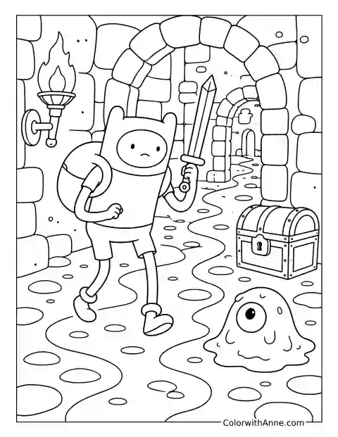 Adventure Time Coloring Pages