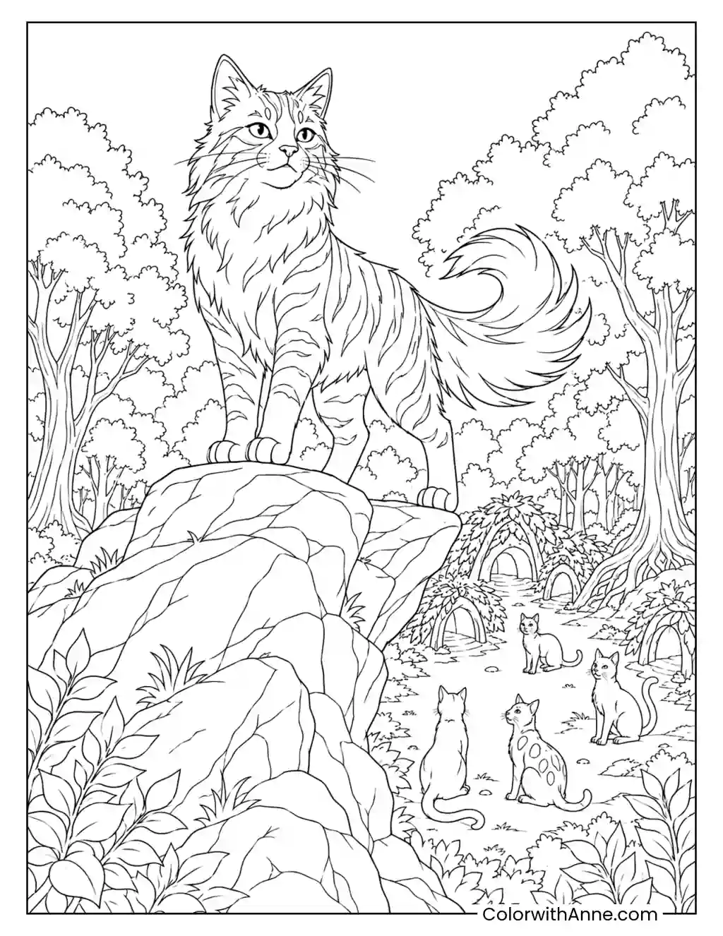 Firestar on the Highrock coloring page