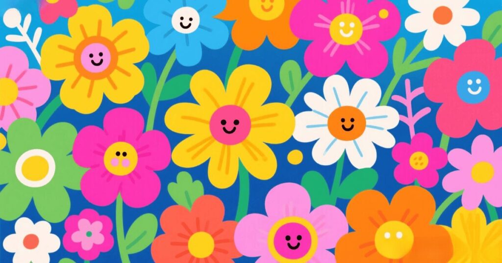 flower coloring pages banner 2