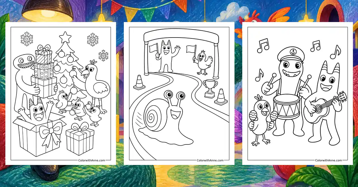 Garten Of Banban Coloring Pages banner
