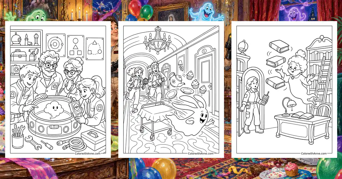 Ghostbusters Coloring Pages banner