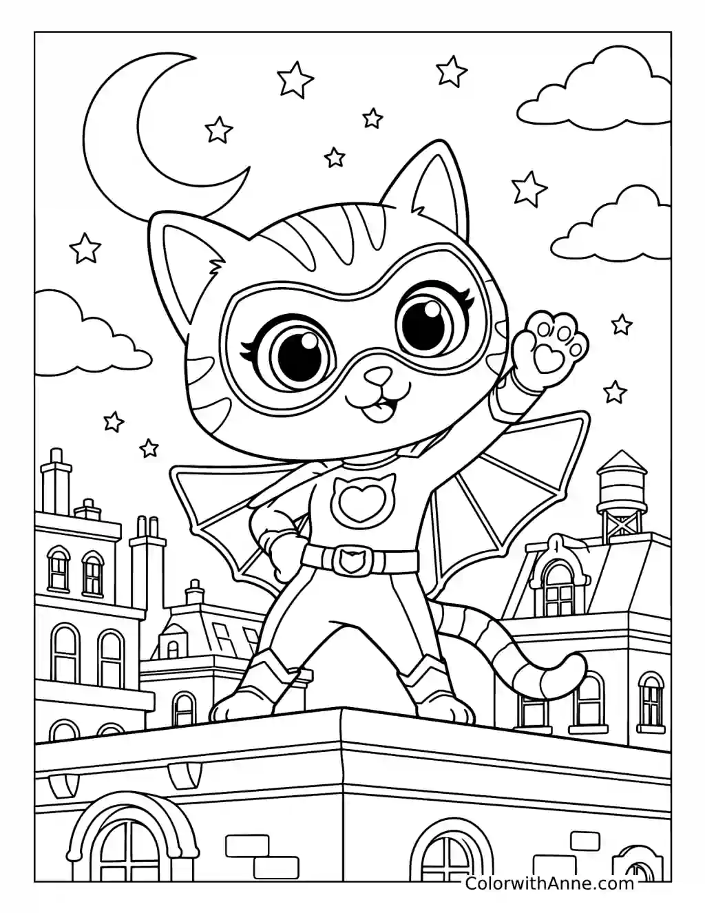 Ginny Hero Leader coloring page