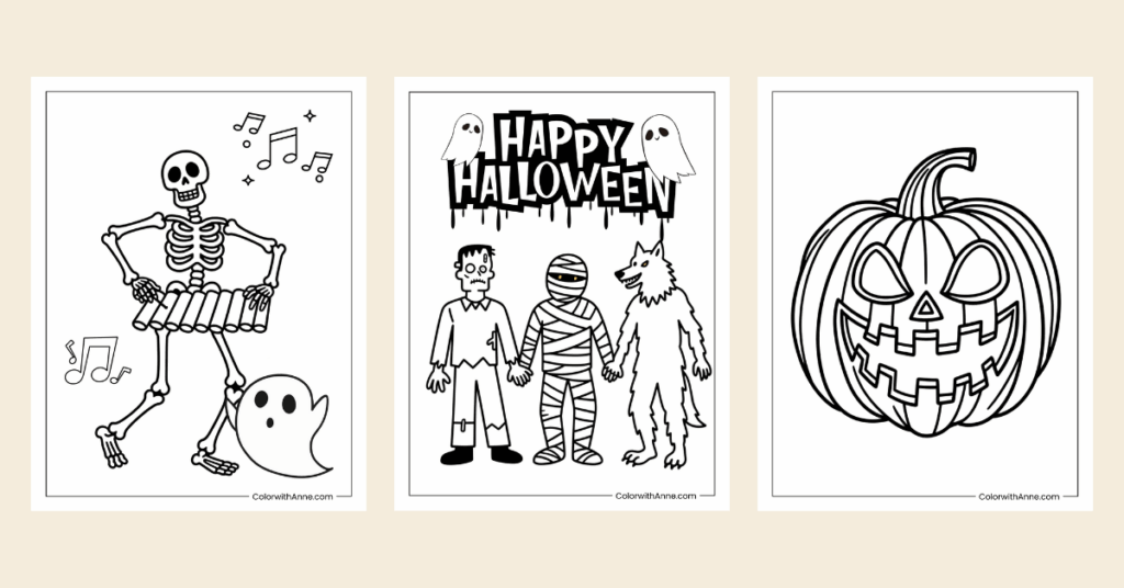 halloween coloring pages