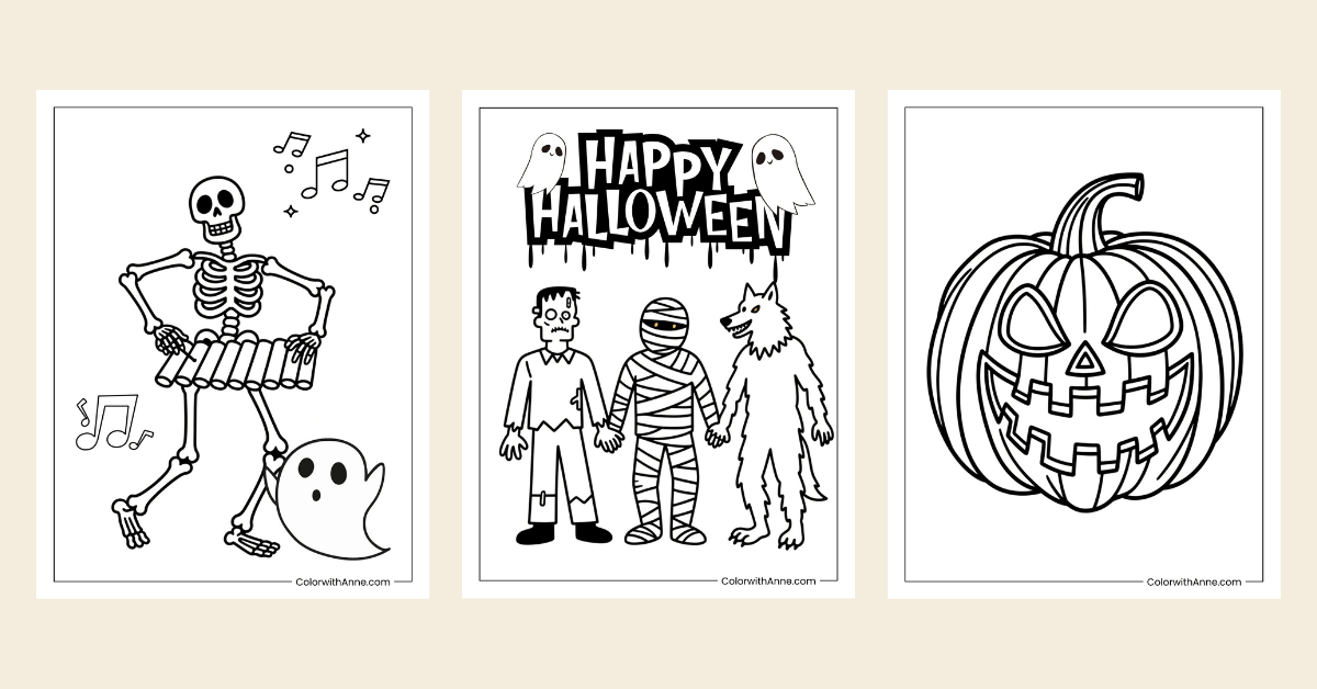 halloween coloring pages