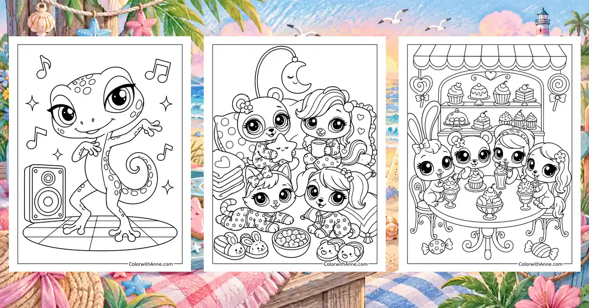 Littlest Pet Shop Coloring Pages banner