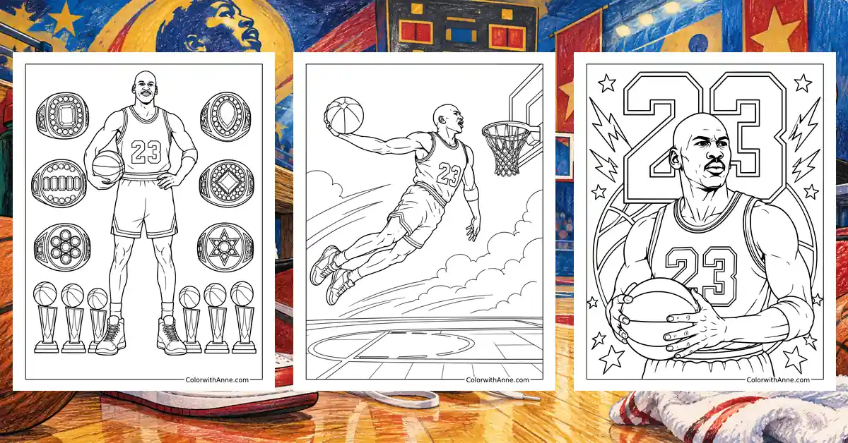Michael Jordan Coloring Pages banner
