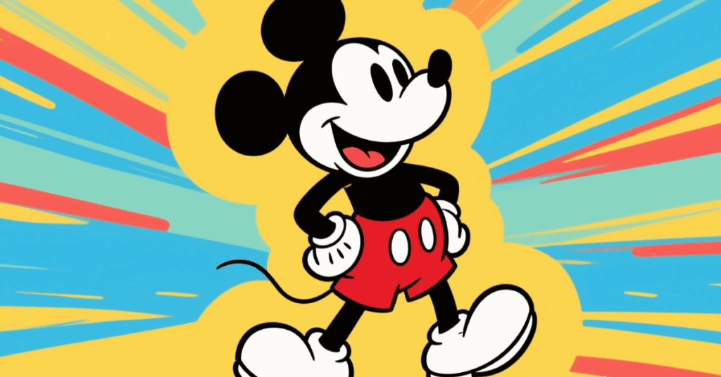 mickey mouse coloring pages banner 2