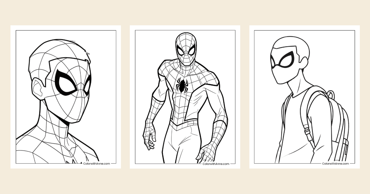 miles morales coloring pages banner