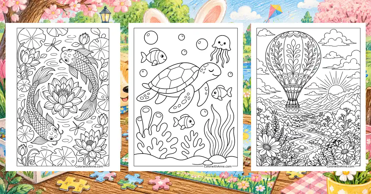 Mindfulness Coloring Pages banner