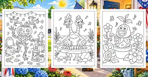 My Singing Monsters Coloring Pages banner