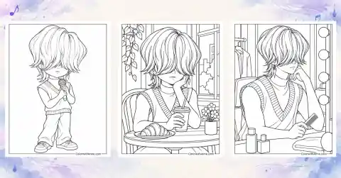 Mystery Saja Coloring Pages