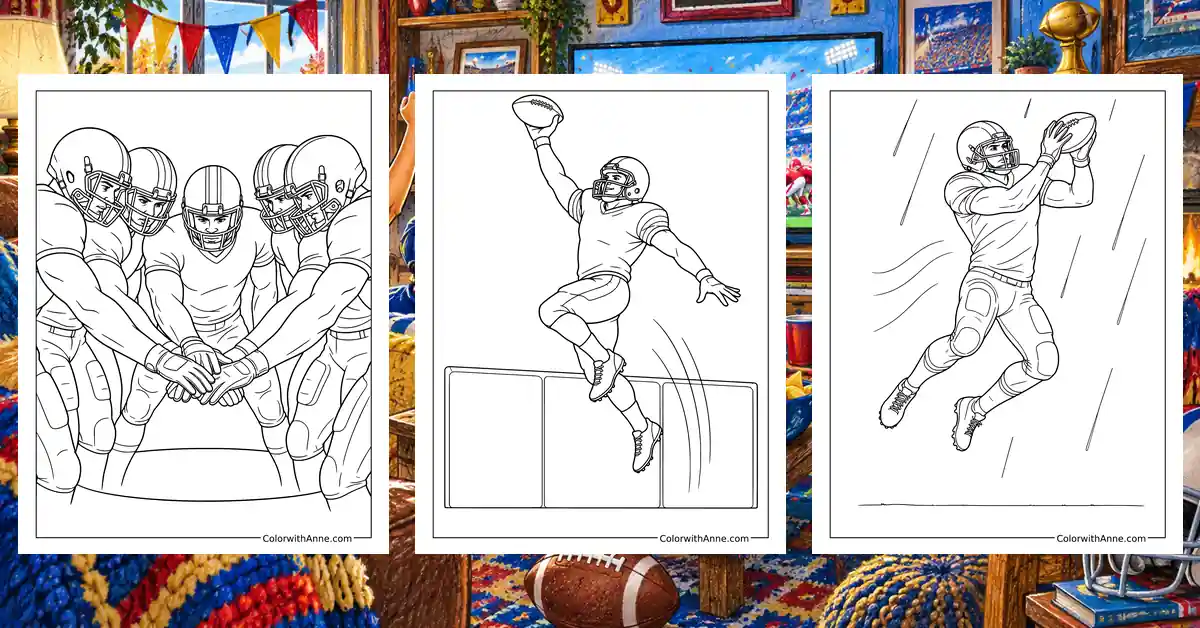 NFL Coloring Pages banner