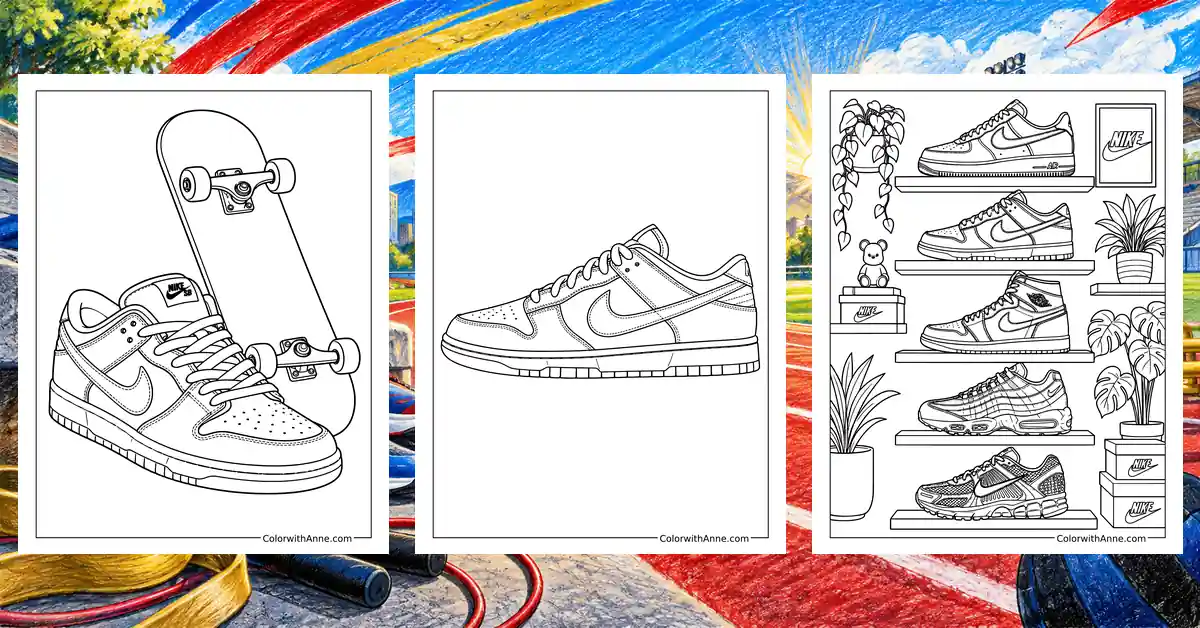 Nike Coloring Pages banner
