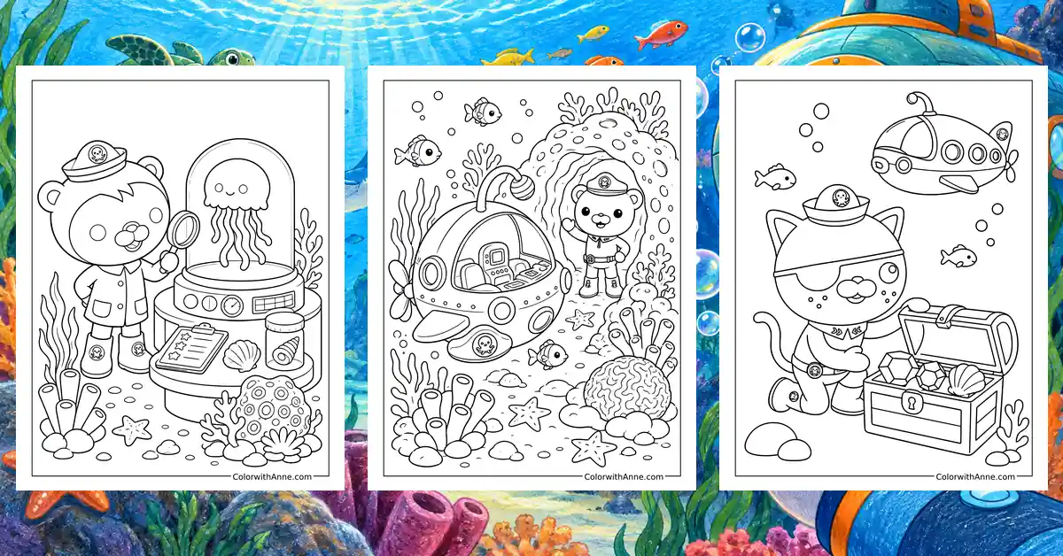 Octonauts Coloring Pages banner
