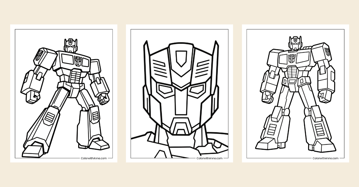 optimus prime coloring pages banner