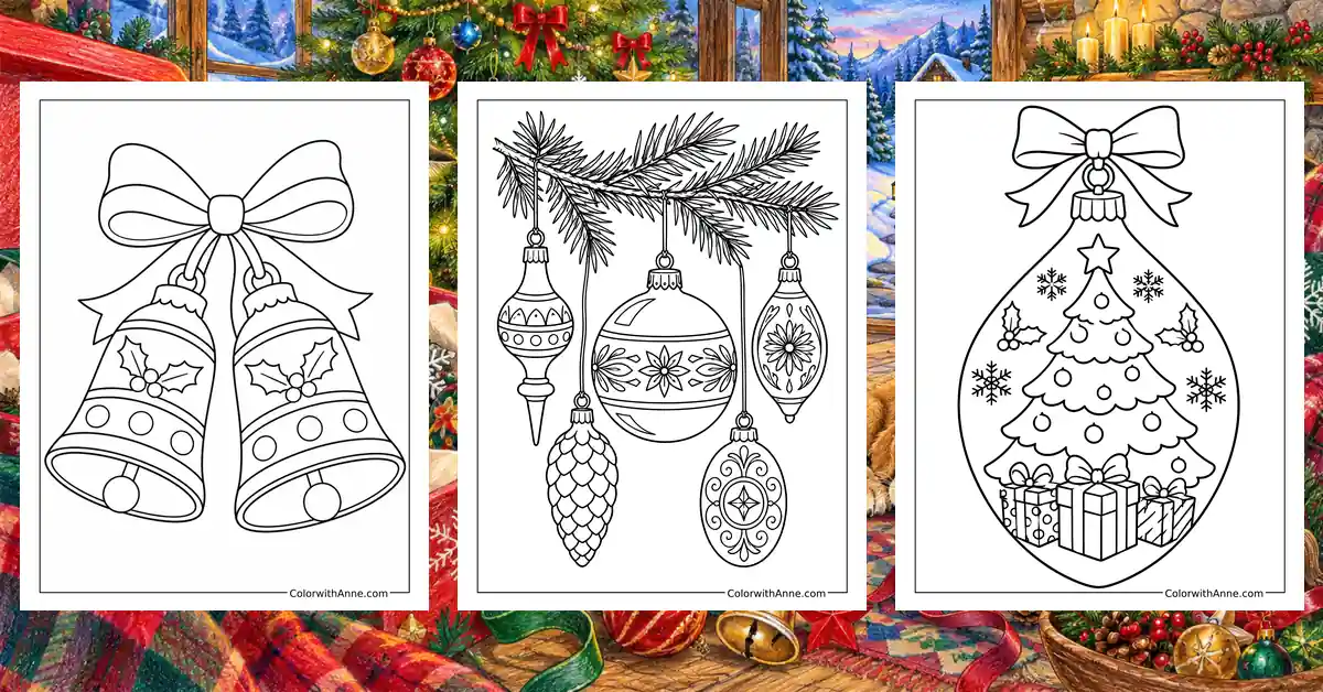 Ornament Coloring Pages banner
