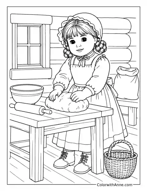American Girl Doll Coloring Pages