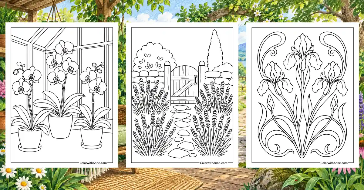 Plant Coloring Pages banner