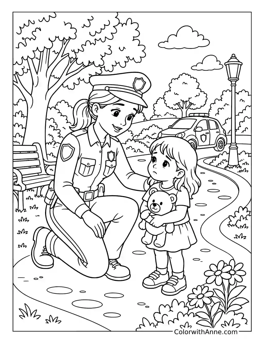Precision Coloring Page Line Repair coloring page