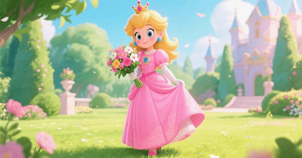 princess peach coloring pages banner 2