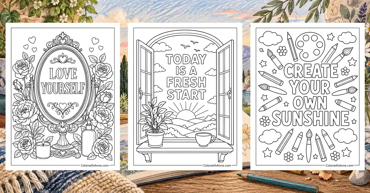 Quote Coloring Pages banner