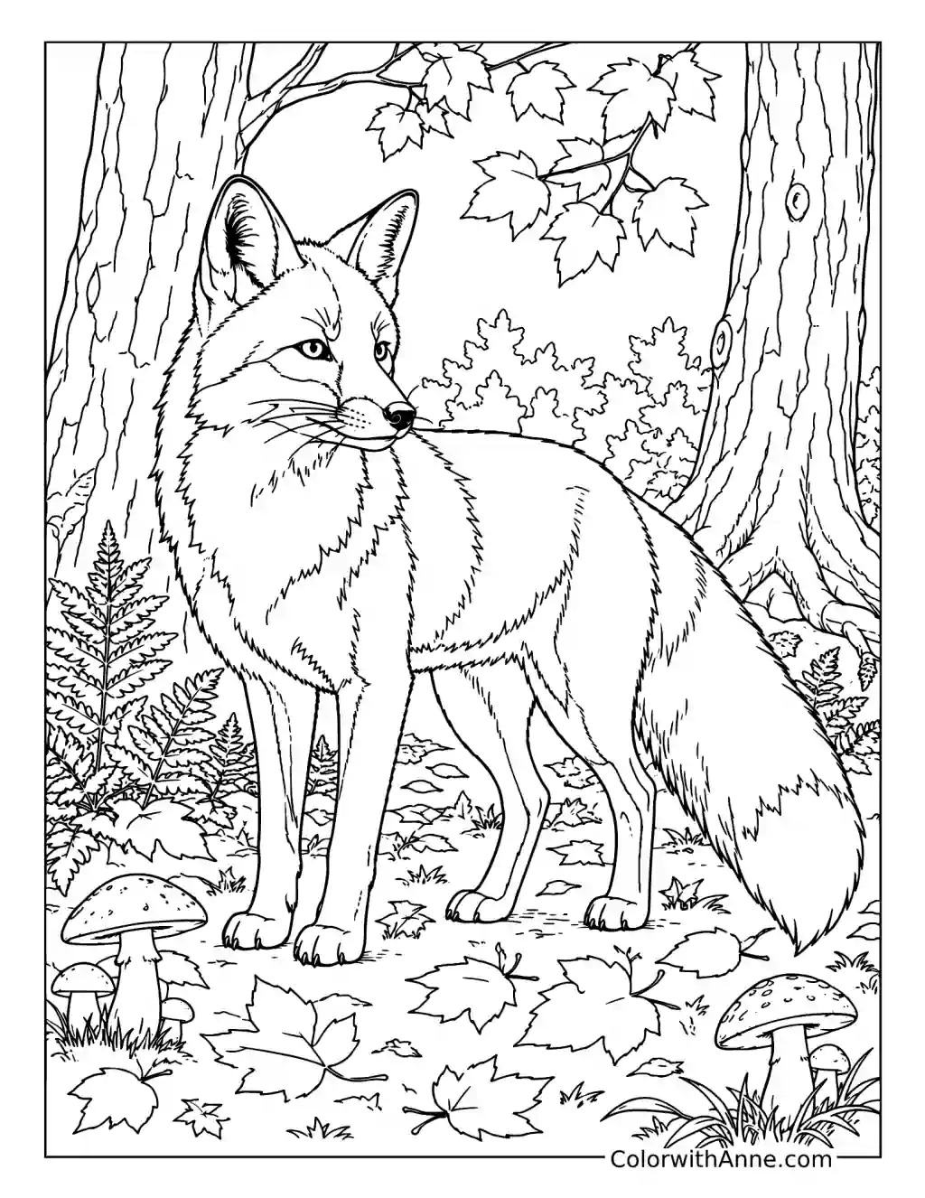 20 Realistic Animal Coloring Pages (Free PDF Printables)