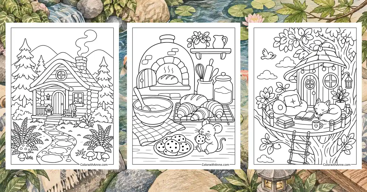 Relaxing Coloring Pages banner