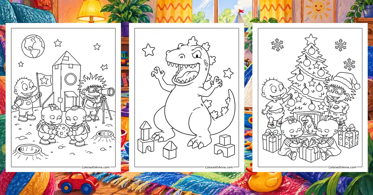 Rugrats Coloring Pages banner
