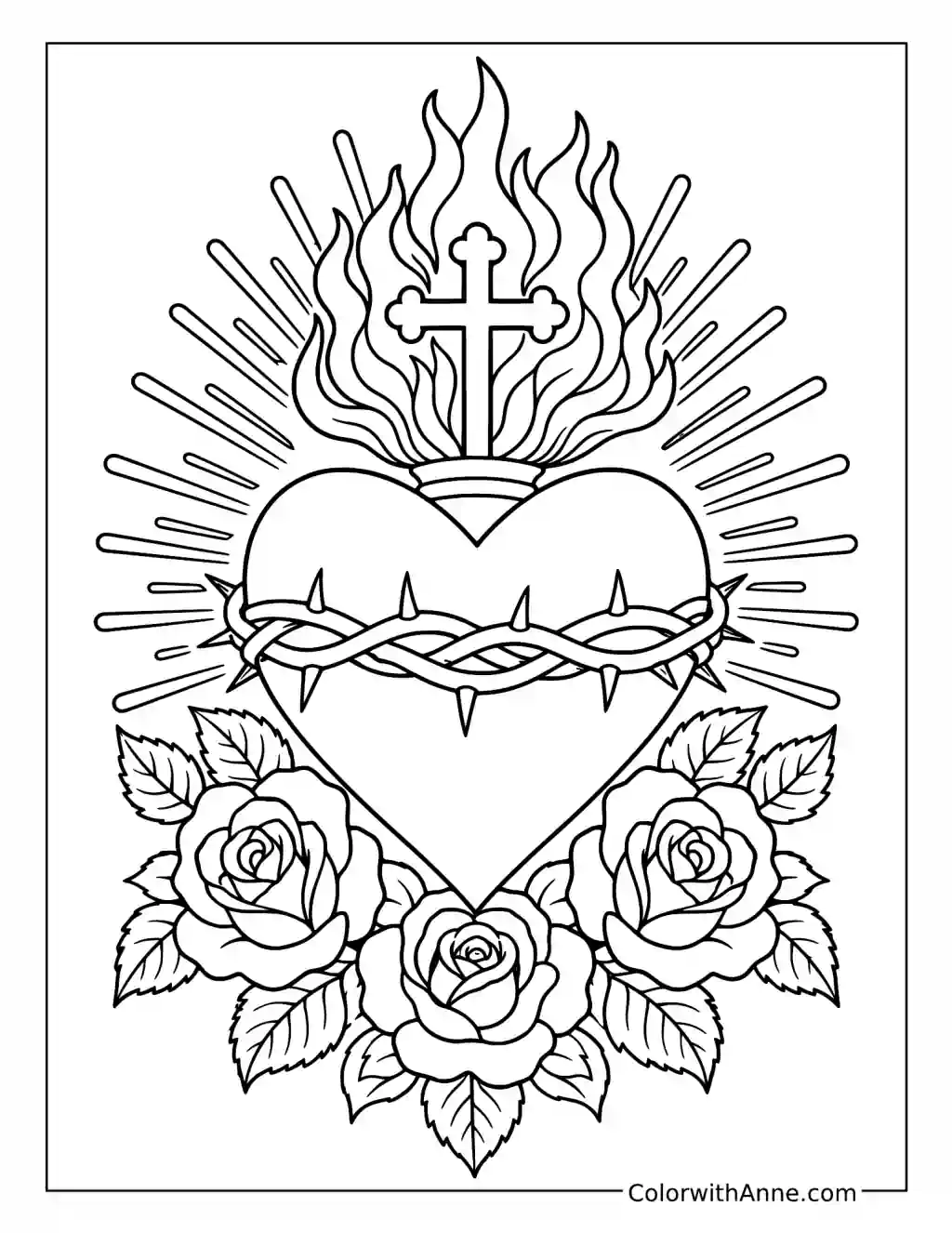 20 Tattoo Coloring Pages (Free PDF Printables)