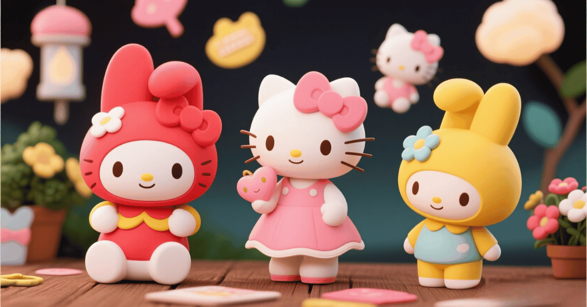 sanrio coloring pages banner 2