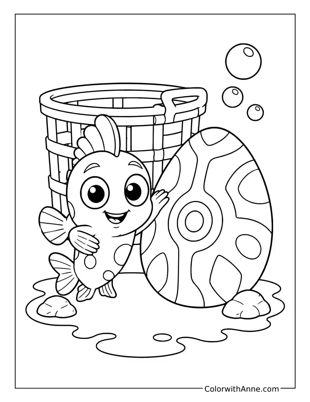 Smallfry with a Giant Energy Egg coloring page