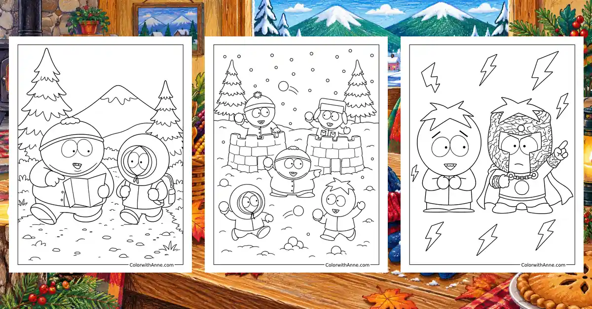 South Park Coloring Pages banner