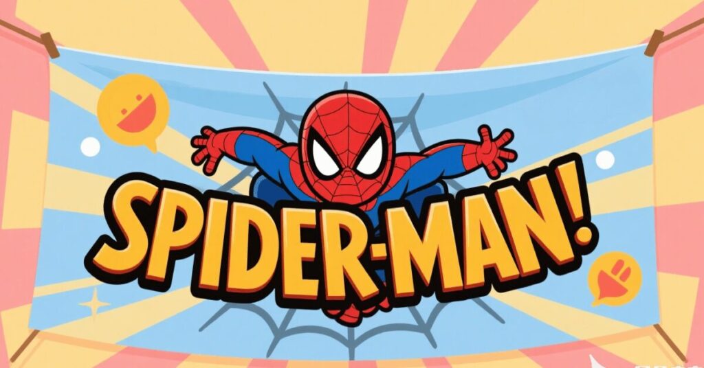 spiderman coloring pages banner 2