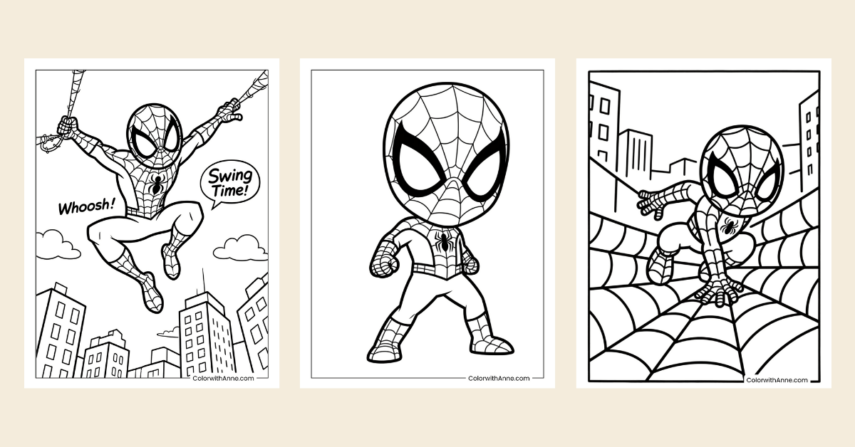 spidey and his amazing friends coloring pages banner