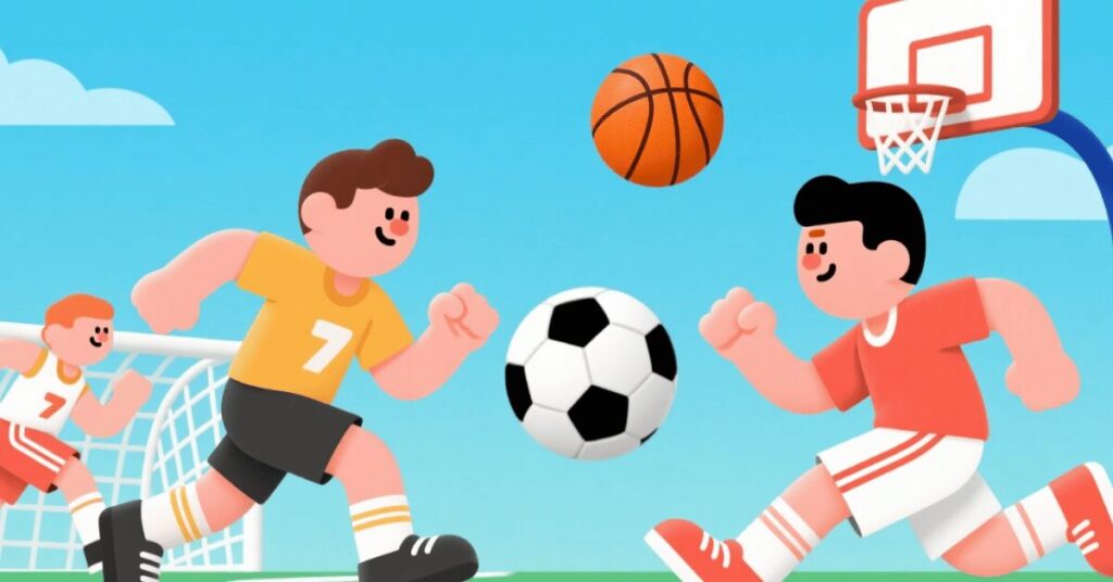 sports coloring pages banner 2