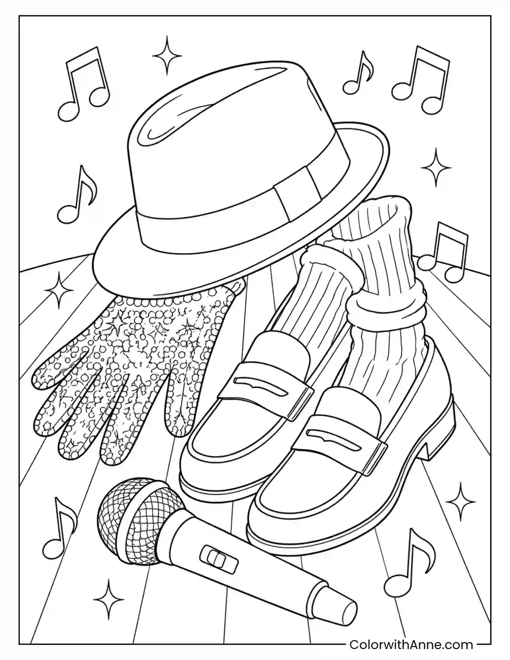 Stage Essentials Still Life coloring page