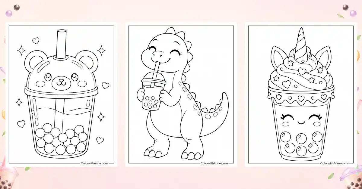 Boba Coloring Pages (Free PDF Printables)