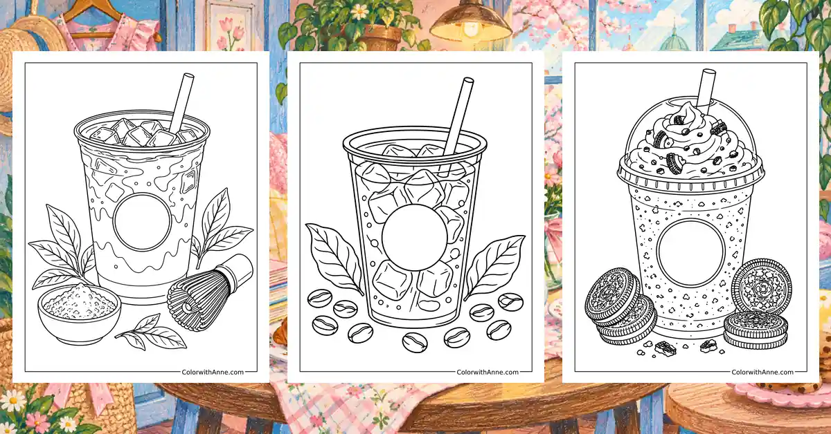 Starbucks Coloring Pages banner
